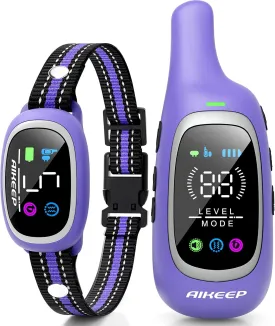 2-in-1 Dog Shock Collar and Bark Collar for Dogs  3300FT Dog Training Collar with Remote, IP67 Waterproof e Collar with Anti-Bark/Beep/Vibration/Shock Modes for Small Medium Large Dog(5-120Lbs)