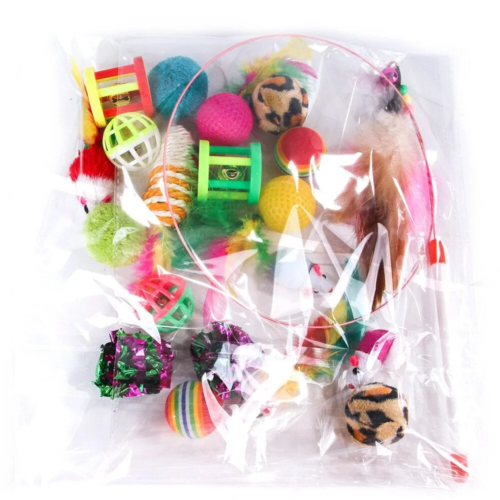 20pcs Cat Toy Combo Set