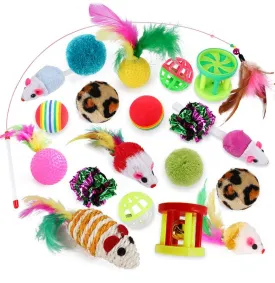 20pcs Cat Toy Combo Set