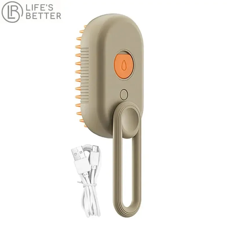 3-in-1 Pet Steam Brush: The Ultimate Grooming Tool for Cats and Dogs