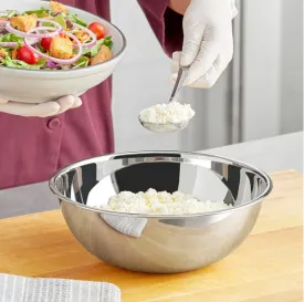 3 Quart Heavy Weight Shiny Stainless Steel Mixing Bowl