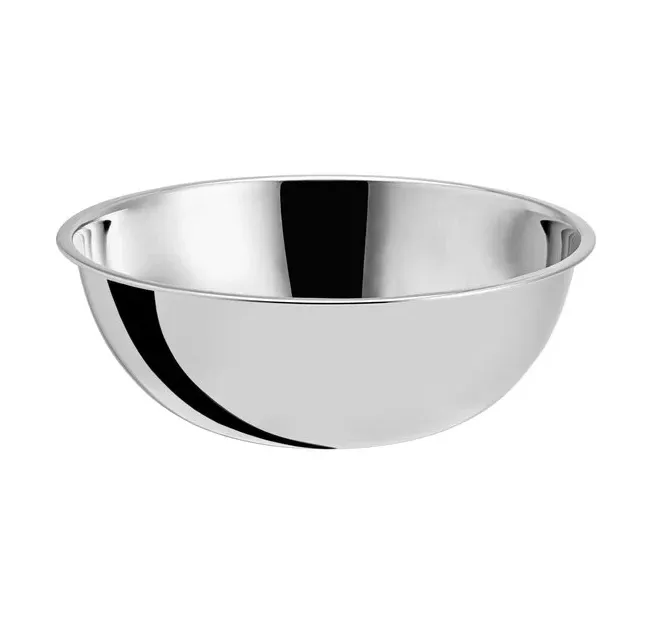 3 Quart Heavy Weight Shiny Stainless Steel Mixing Bowl