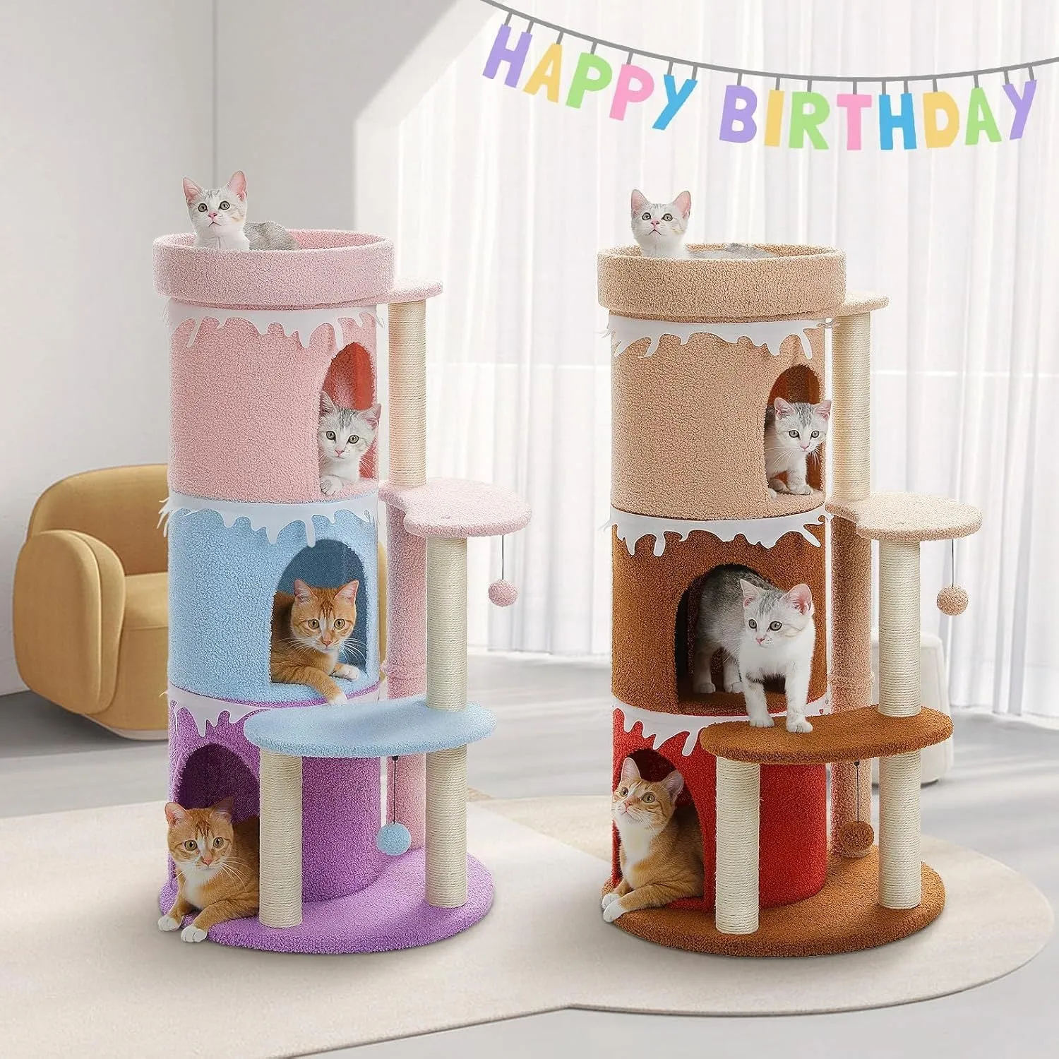 Adorable Tier Cake Cat Tree