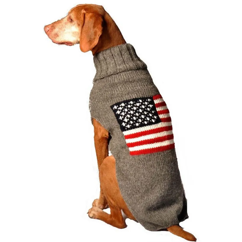 AMERICAN FLAG DOG SWEATER