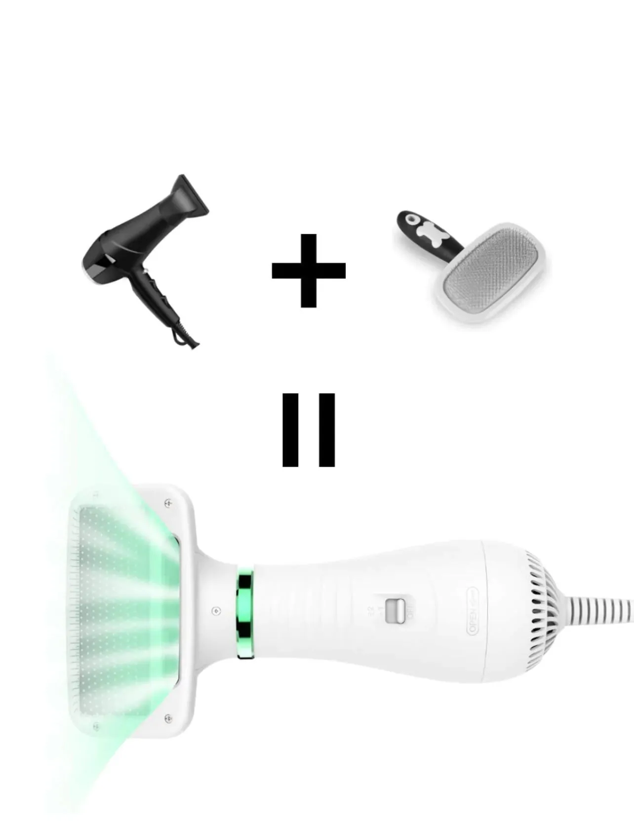 Bark Blow All-In-One Dog Dryer Brush