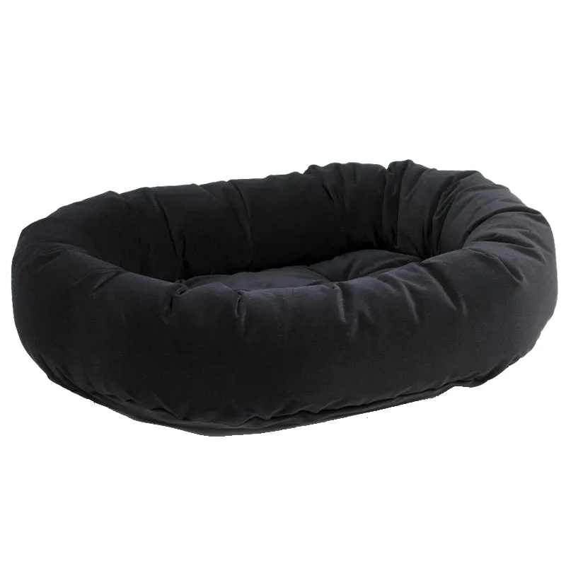 Bowsers Calming Donut Dog Bed Microvelvet Fabric Washable Cover