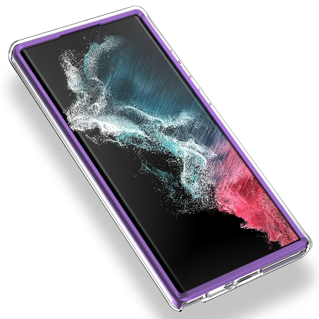 Case for Samsung Galaxy S24 Ultra Case, Slim Phone Cases for Samsung Galaxy S24 Ultra (Purple)