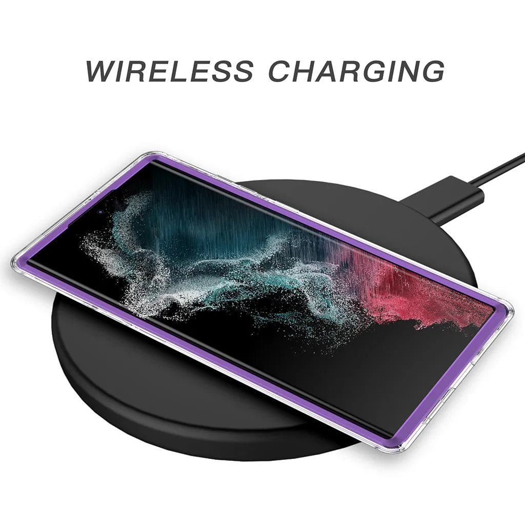 Case for Samsung Galaxy S24 Ultra Case, Slim Phone Cases for Samsung Galaxy S24 Ultra (Purple)