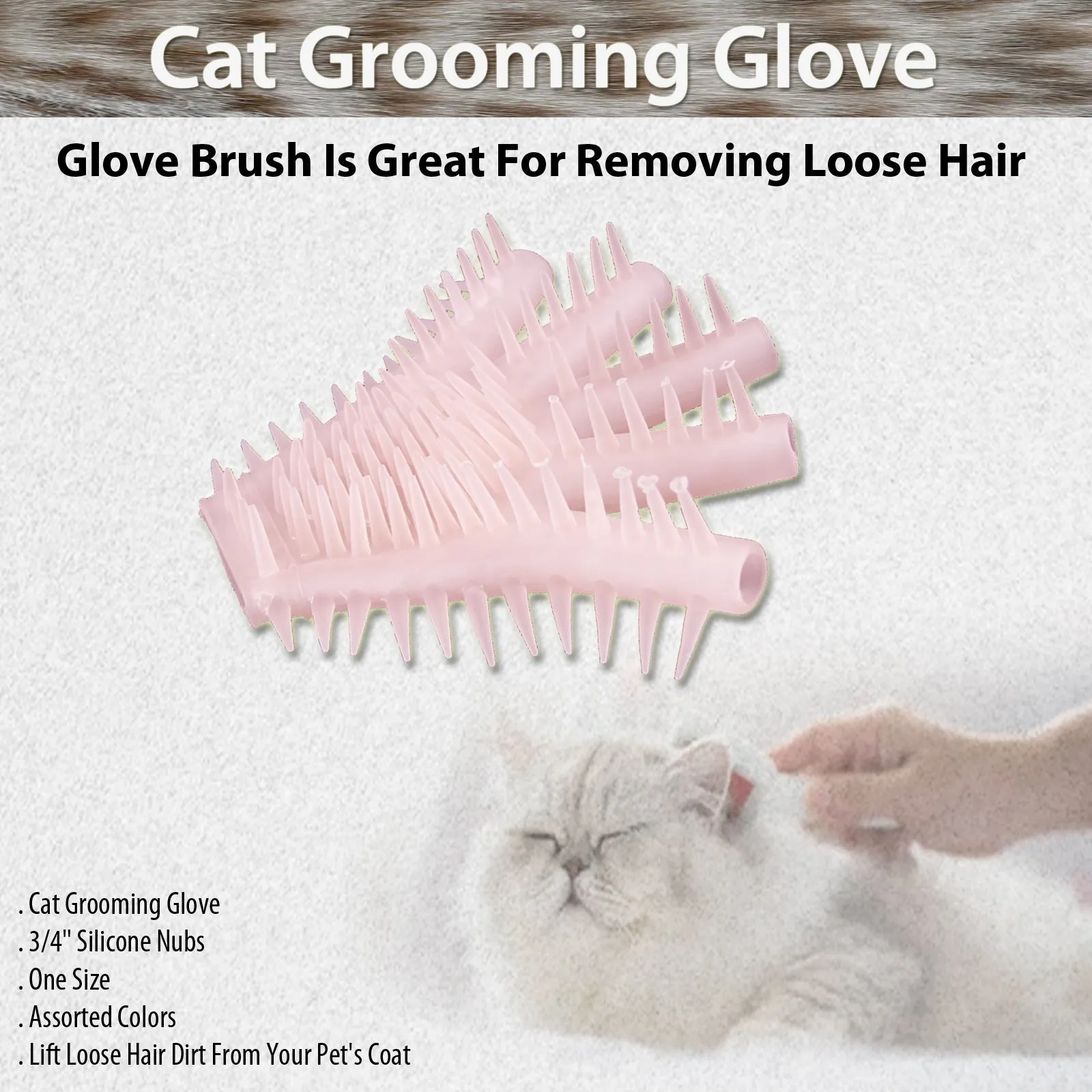 Cat Grooming Glove: Effortless Fur Removal and Bonding