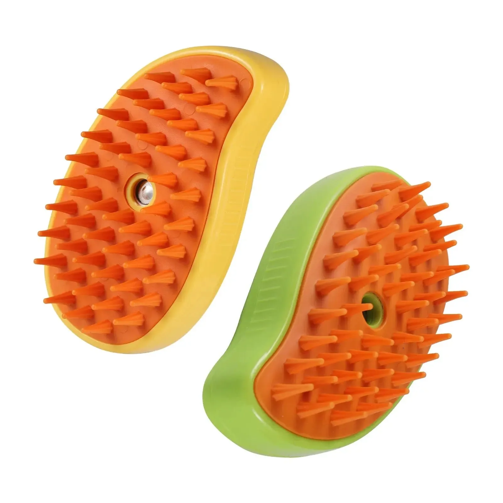 Cat Steam Brush with Electric Spray Soft Silicone Grooming Tool