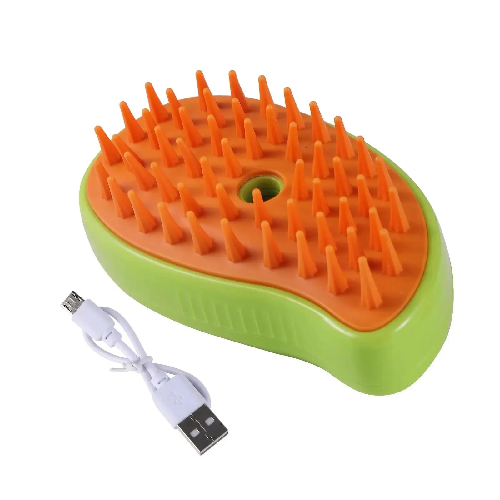 Cat Steam Brush with Electric Spray Soft Silicone Grooming Tool