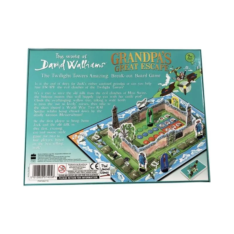 David Walliams - Grandpa's Great Escape - The Twilight Towers Amazing Break-Out! Board Game