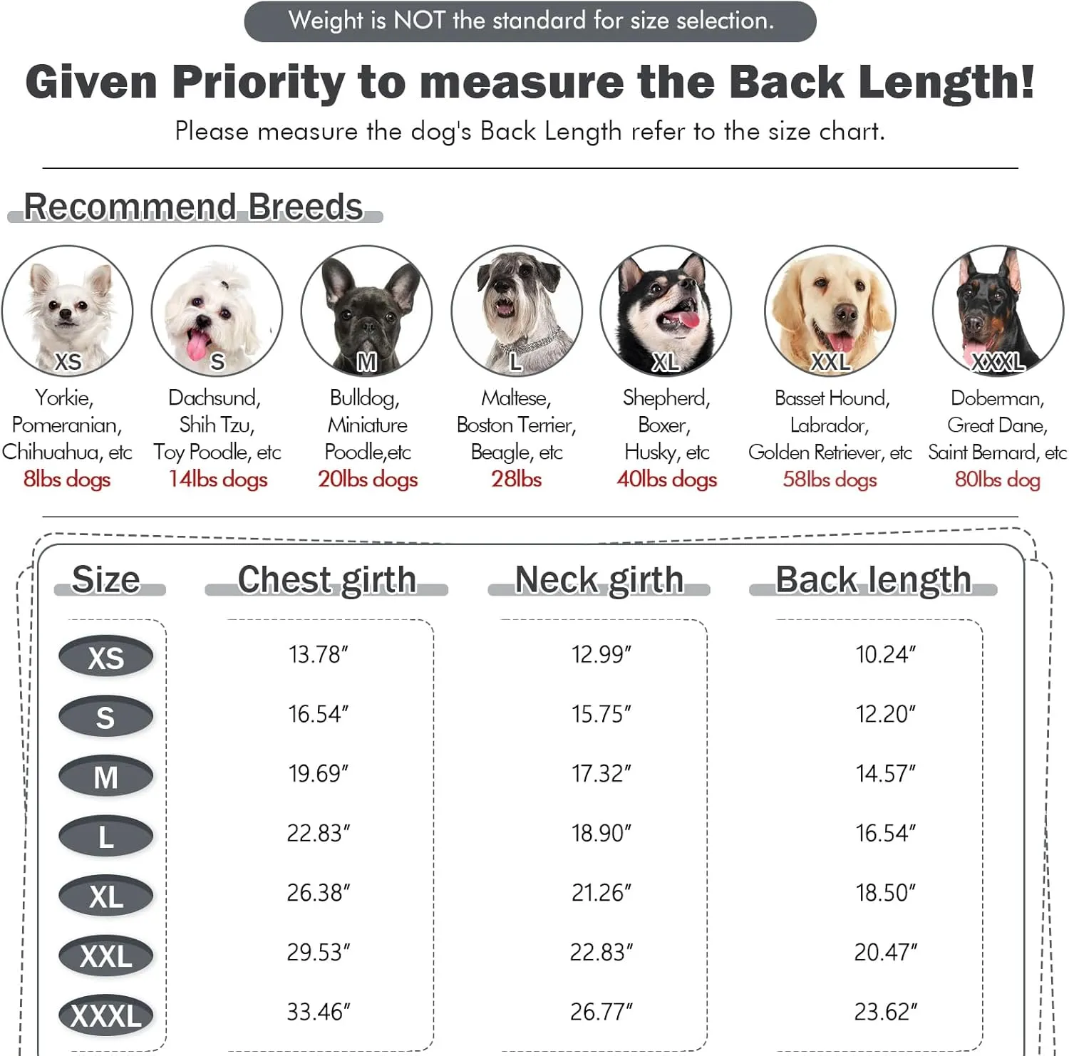 DENTRUN Windproof Winter Warm Fleece Large Dog Coat Reversible Puppy Jacket Reflective Soft Pet Vest, Cold Weather Dog Sweater Apparel Leash Access Overcoat for Large Breeds, Grey, XL