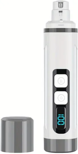 Dog Nail Grinder Quiet-2024 Release Ultra-Quiet Dog & Cat Nail Grinder with LED Light & Battery Display - Painless Nail Trimmer for Small to Large Pets, Thick Nails, and Sensitive Paws