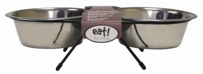 Eat! Stainless Steel Double Diner