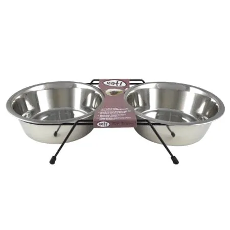 Eat! Stainless Steel Double Diner