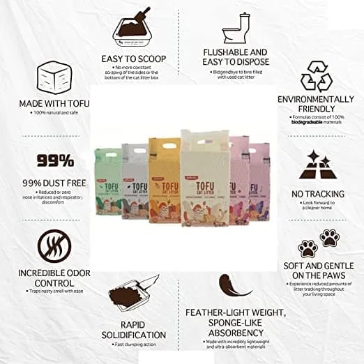 Emily Pets Lavender Scented Tofu Cat Litter