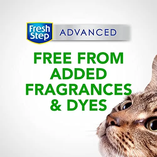 Fresh Step Clumping Cat Litter, Advanced, Unscented, 18.5 lbs