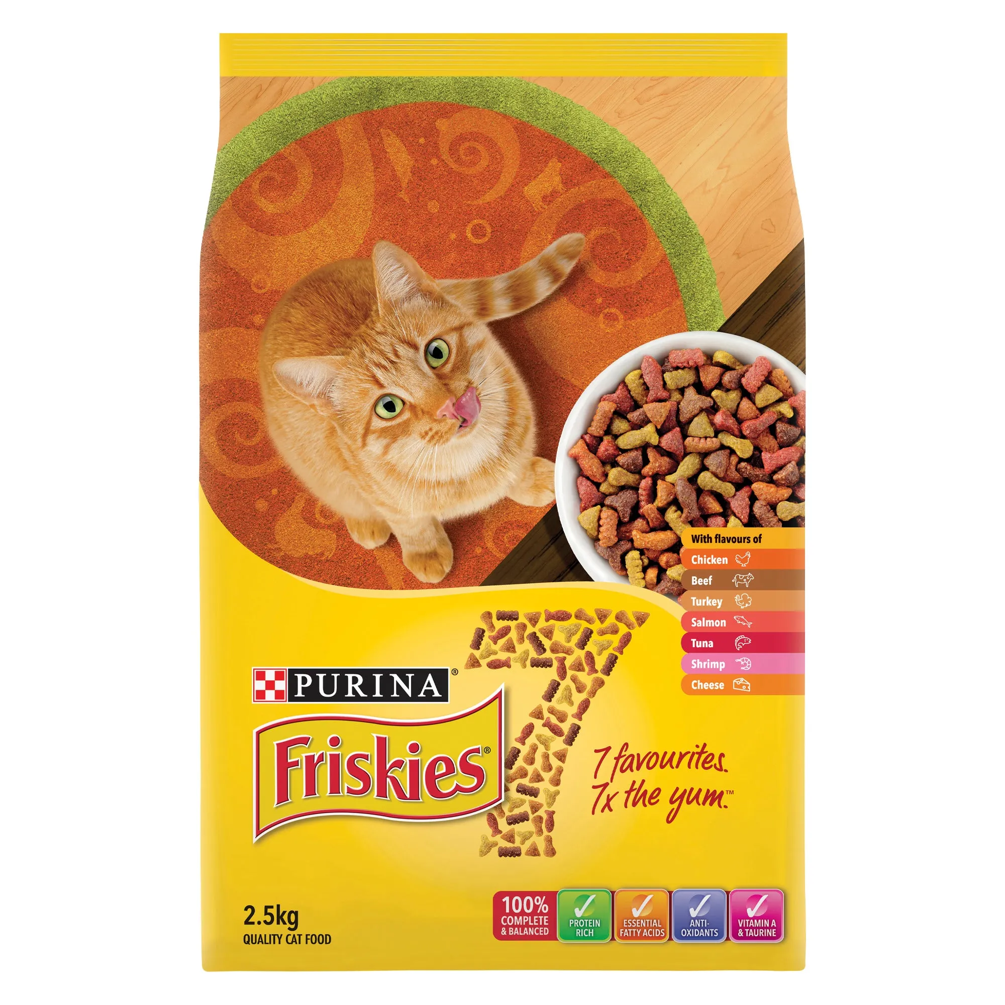 Friskies - Adult 7  Dry Cat Food