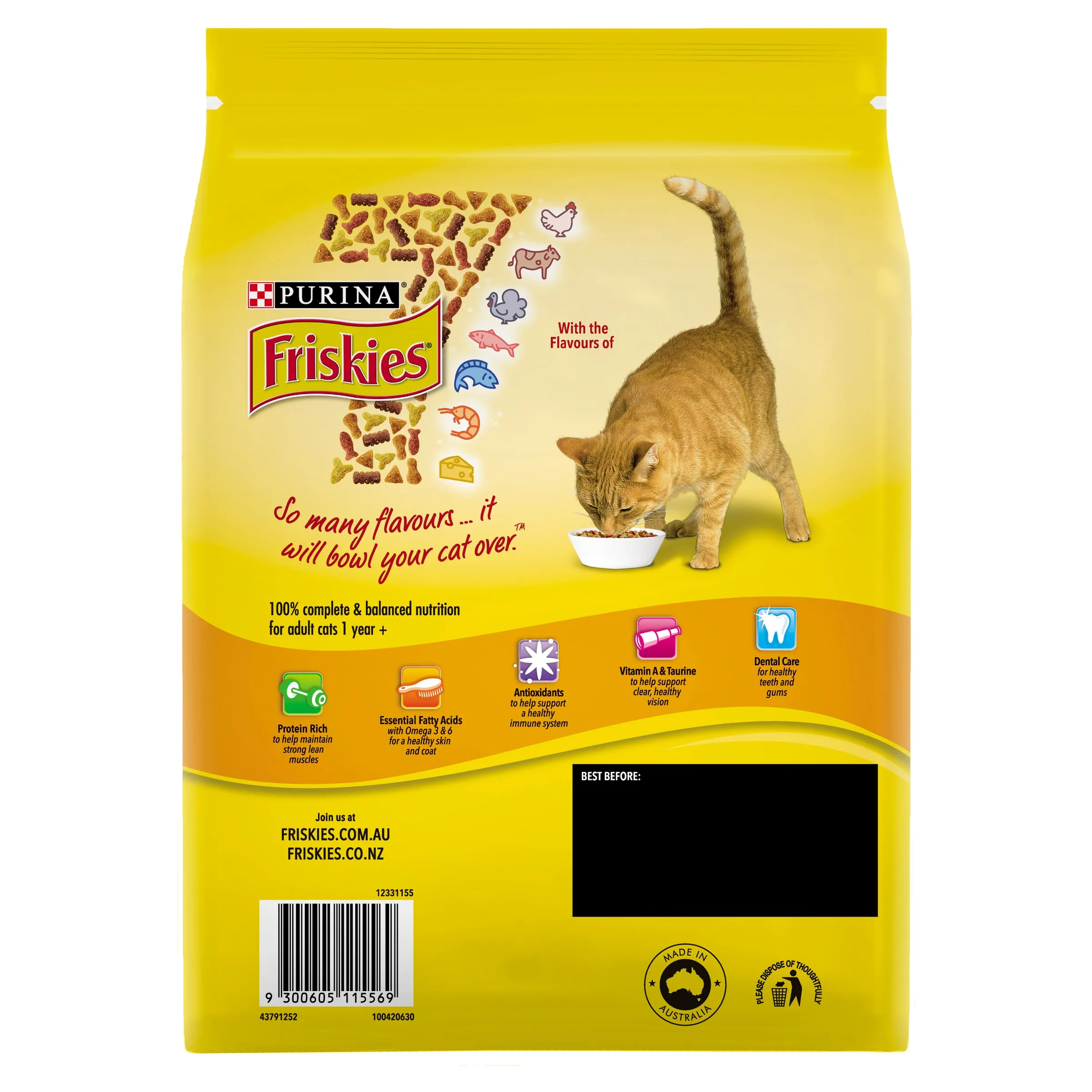 Friskies - Adult 7  Dry Cat Food