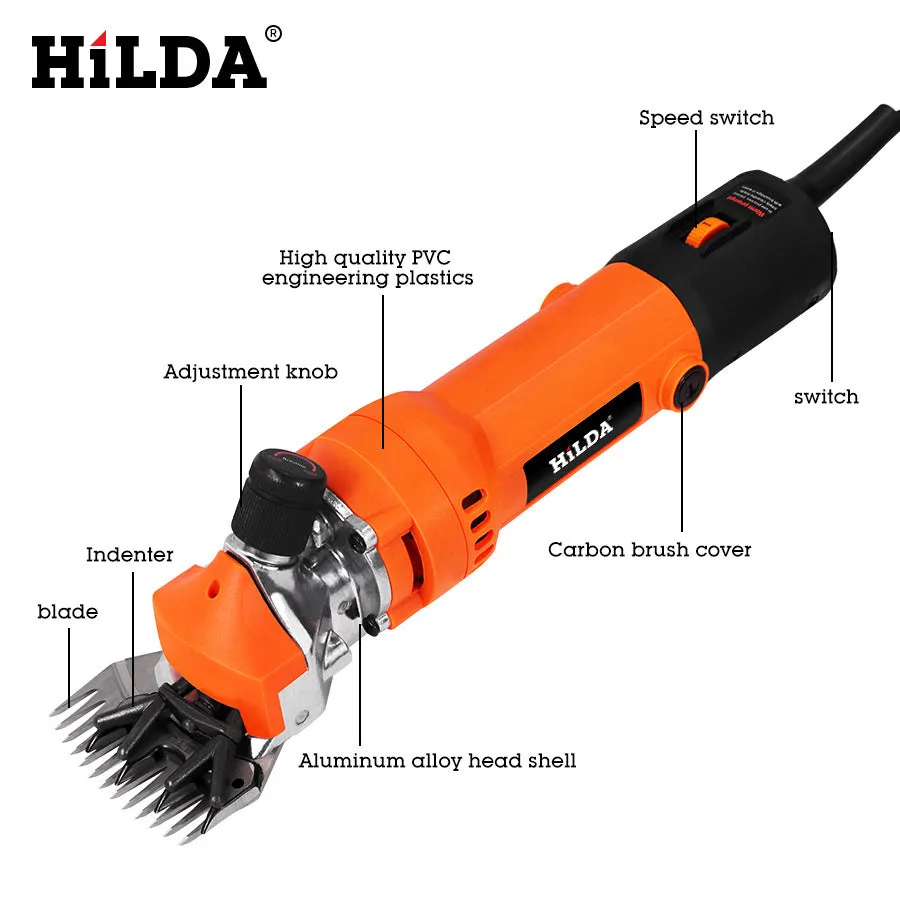 HiLDA 680W Wool Shearing Clippers