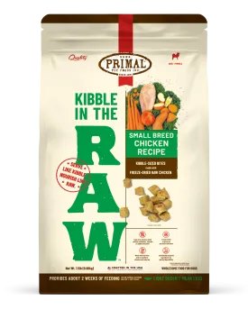 Kibble in the Raw Dog Food <br> Small Breed Chicken Recipe