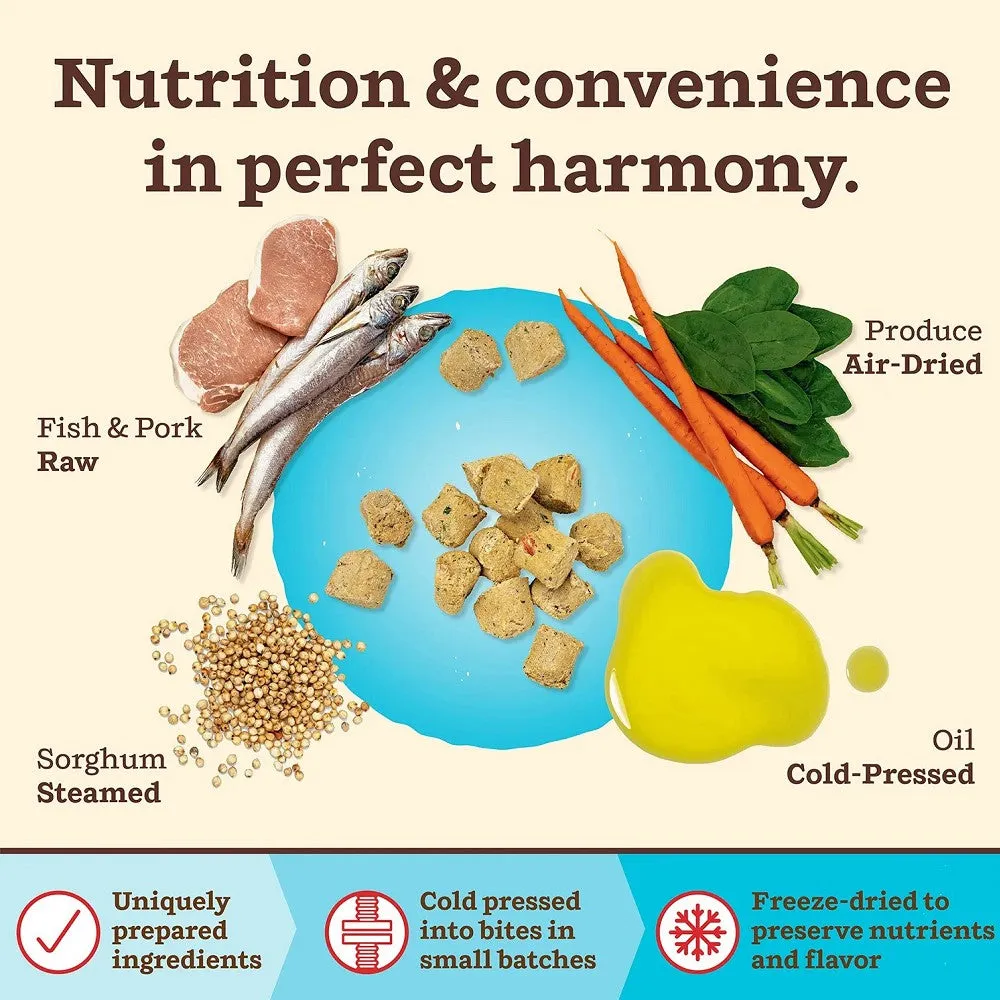 Kibble In The Raw - Freeze Dried Fish and Pork Dog Food