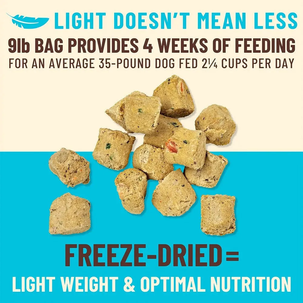 Kibble In The Raw - Freeze Dried Fish and Pork Dog Food