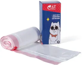 Litter Box Liners, Disposable Cat Litter Liners, Heavy Duty Plastic Litter Box Liners, Jumbo Size: 36 * 19 inch, Close & Scratch Resistant (10 Count, Scent Free)