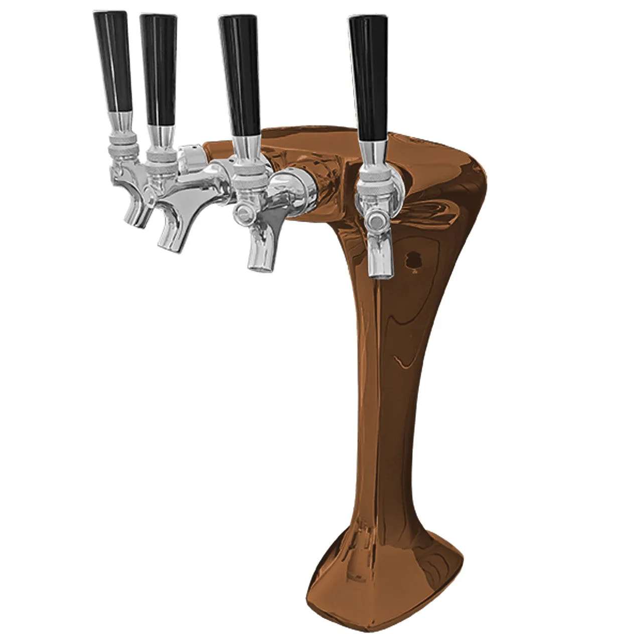 Milano Beer Tower - Quadruple Tap (Glycol Chilled)