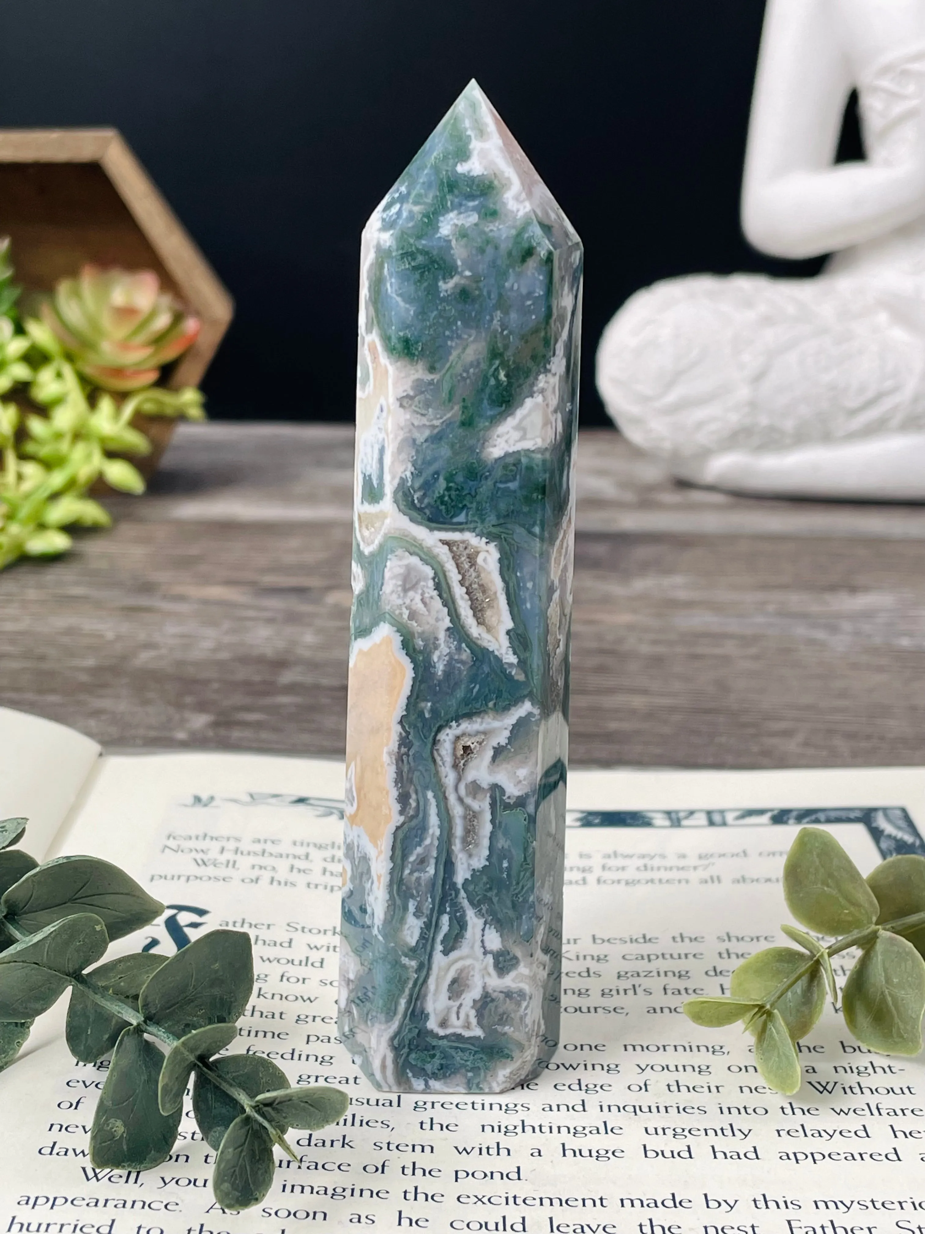Moss Agate Tower #1