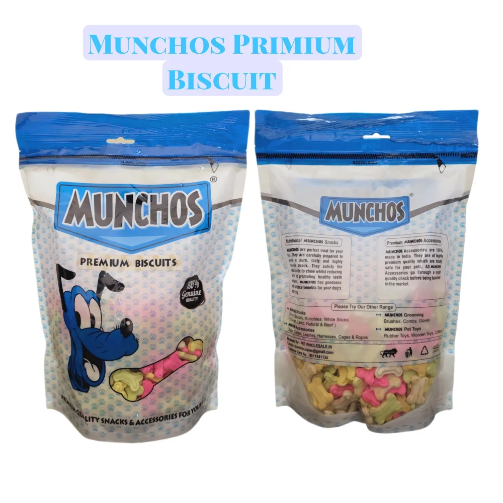 Munchos Premium Biscuits Dog Treats (Assorted)