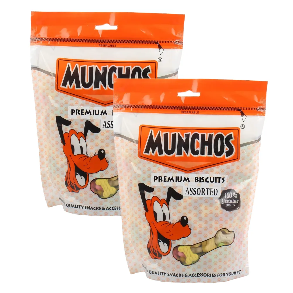 Munchos Premium Biscuits Dog Treats (Assorted)