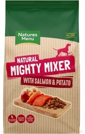 NATURES MENU BISCUITS  MIGHTY MIXER WITH SALMON & POTATOES  FOR ADULT DOGS 2 KG