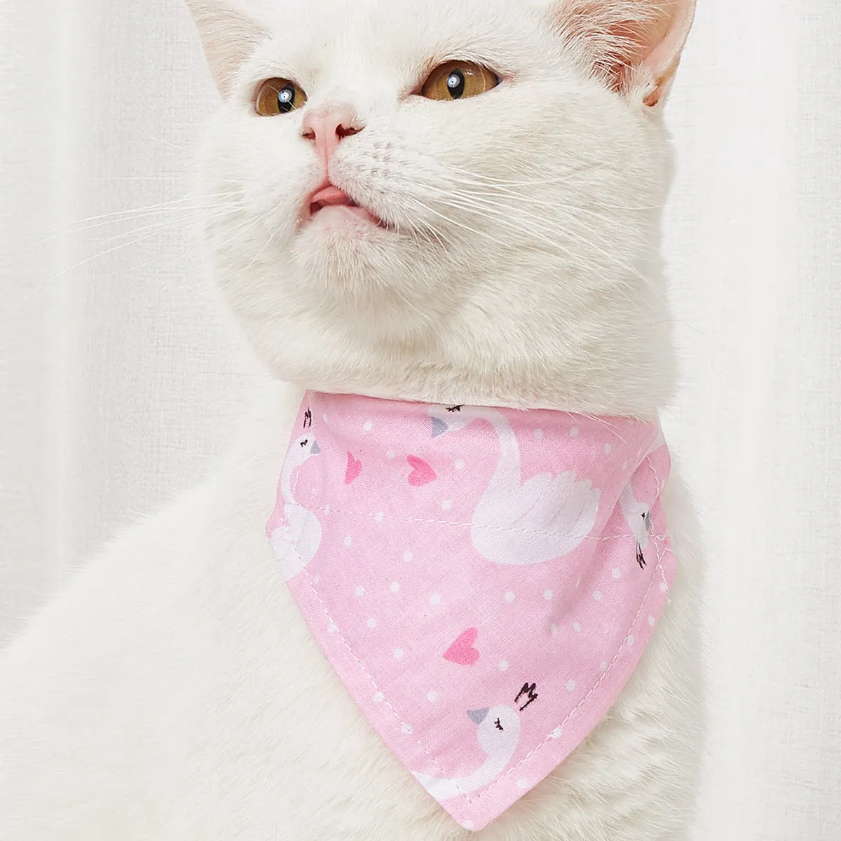 Pet Supplies Pet Saliva Towel Cartoon Pet Dog Collar Cat Triangle Towel Collar Pet Triangle Towel