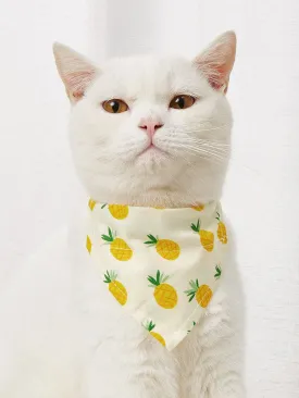Pet Supplies Pet Saliva Towel Cartoon Pet Dog Collar Cat Triangle Towel Collar Pet Triangle Towel
