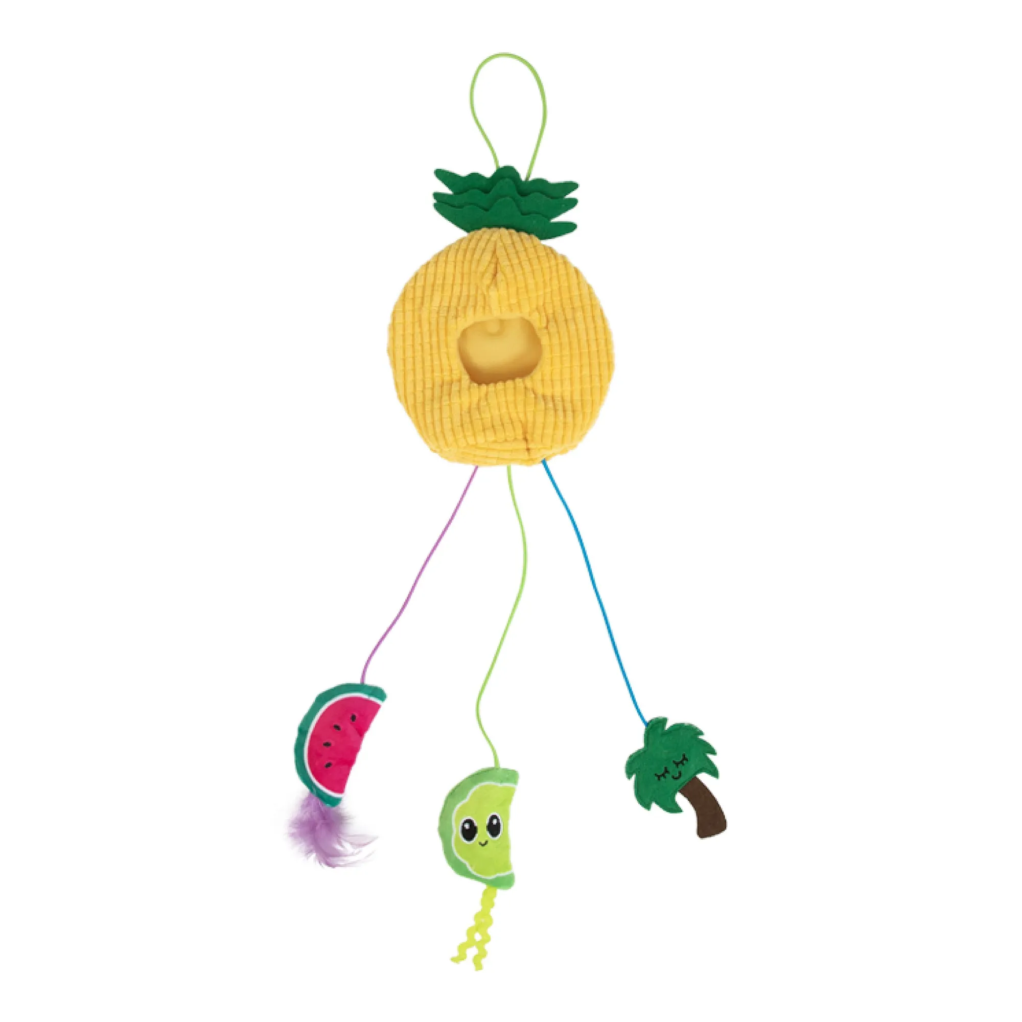 Quirky Kitty Tropical Teaser Doornob Dangler Cat Toy
