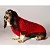 RED CABLE KNIT DOG SWEATER