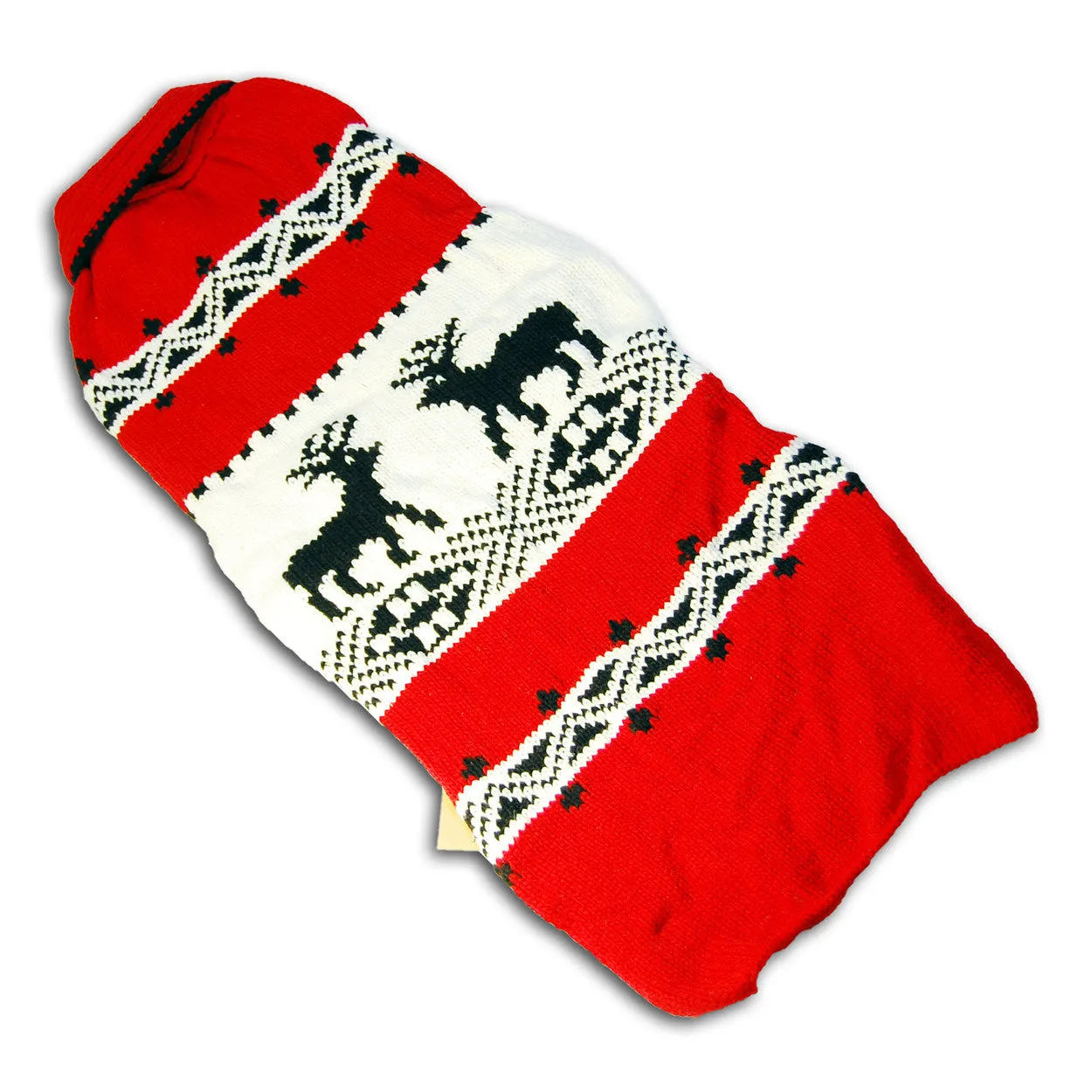 RED REINDEER DOG SWEATER