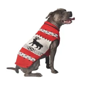 RED REINDEER DOG SWEATER