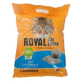 ROYAL CAT LITTER POWERFUL  ODOR CONTROL LAVENDER 5LTR