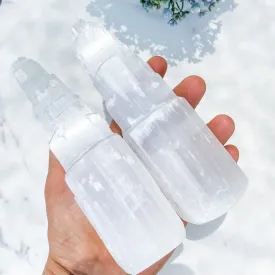 Selenite Castle Tower Medium 14-15cm