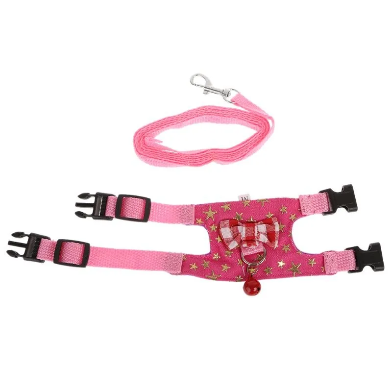 Small Pet Hamster Rabbit Harness Leash Set For Ferret Guinea Pig Small Pet Chest Strap