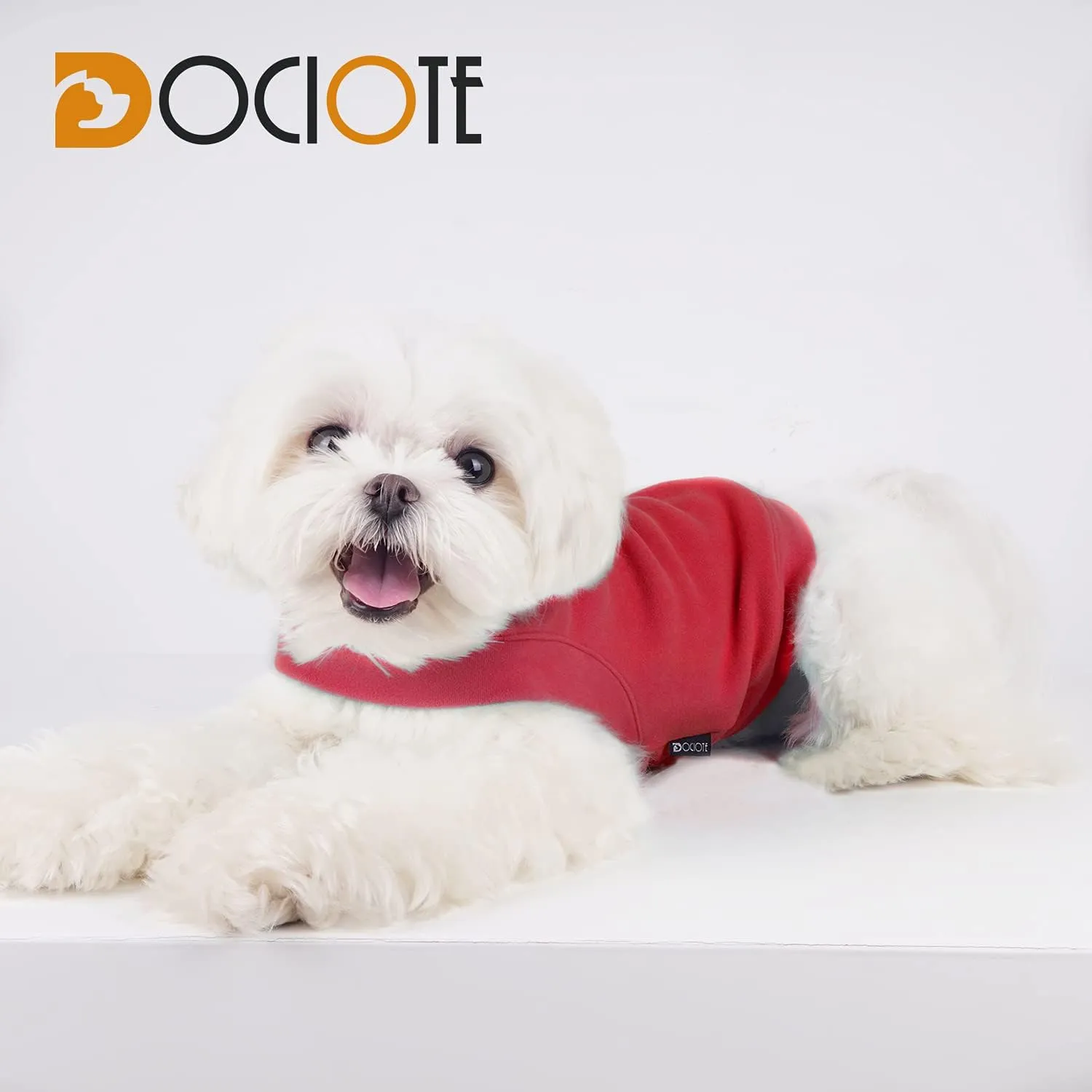 Soft Fleece Dog & Cat Sweatshirt - Warm Pullover for Small to Medium Pets - Stretchy Hoodie, Easy On & Comfortable Winter Clothes