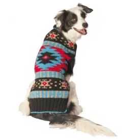SOUTHWEST BLACK SHAWL DOG SWEATER