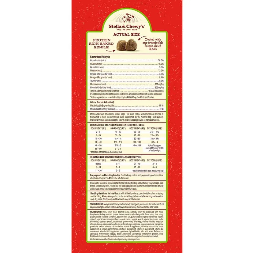 Stella & Chewy's Raw Coated Wholesome Grains Dog Food