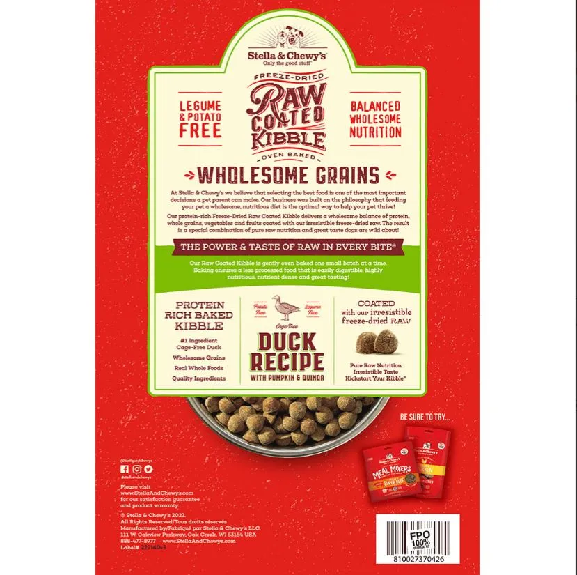 Stella & Chewy's Raw Coated Wholesome Grains Dog Food
