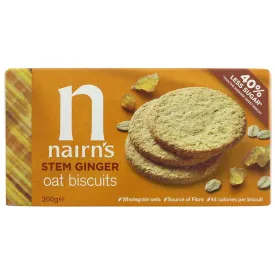 Stem Ginger Oat Biscuits