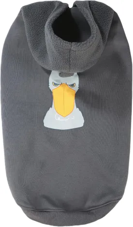 Winter Hoodie Coat for Dogs - Plush Vest Jacket, Autumn Warm Clothes (Grey-2XL)