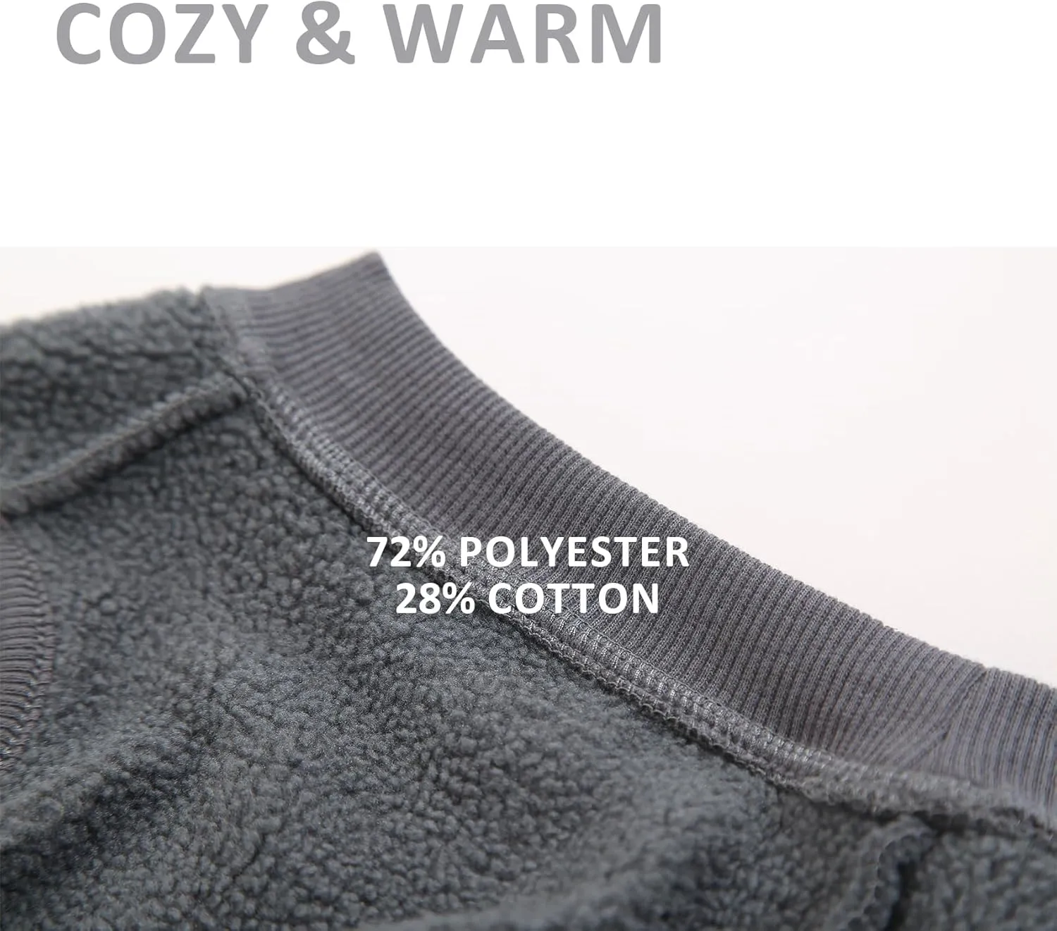 Winter Hoodie Coat for Dogs - Plush Vest Jacket, Autumn Warm Clothes (Grey-2XL)